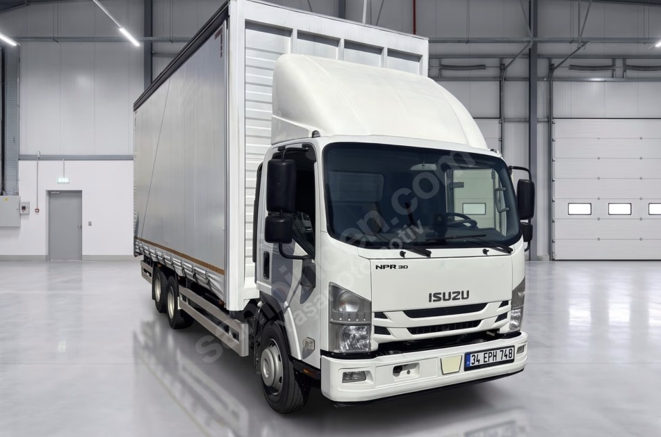 Satılık 2021 ISUZU NPR 3D 10 TEKER 12 PALET TENTELI / KAYAR PERDE KASA - Görsel 3 - Yaşar Otomotiv